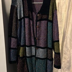 White Stag Multicolor Patchwork Cardigan